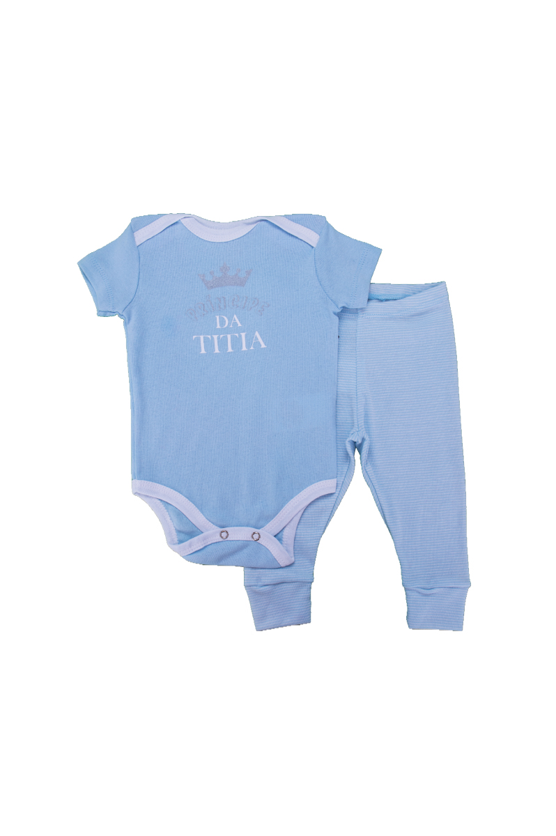 Conjunto Body Príncipe da Titia Azul