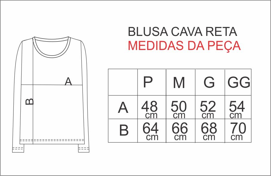 Tabela de medidas Tabela de medidas
