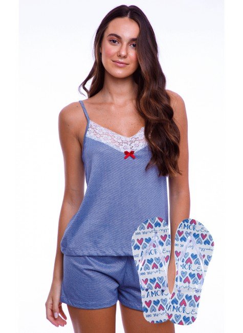 pijama lua chic kit chinelo 124 2