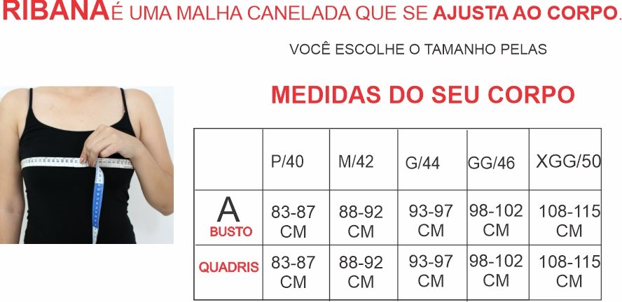 Tabela de medidas Tabela de medidas